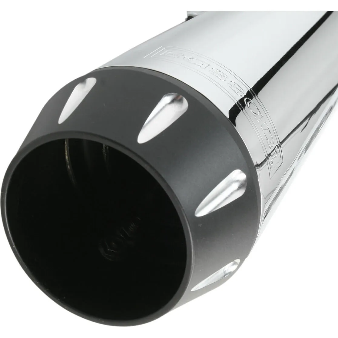 Bassani - Road Rage 2 into 1 Short Exhaust - 1984-2000 FXR - Chrome