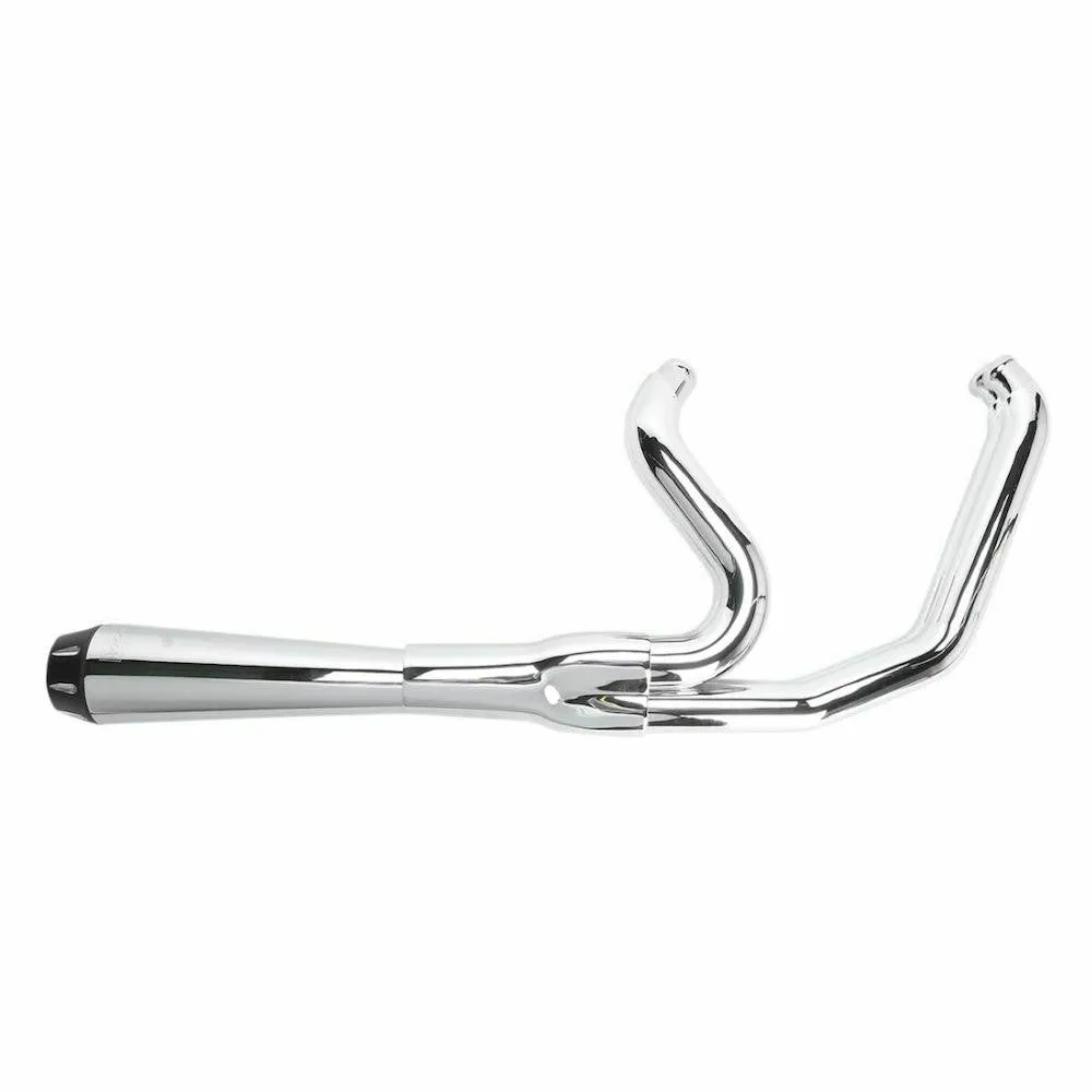 Bassani - Road Rage 2 into 1 Short Exhaust - 1984-2000 FXR - Chrome