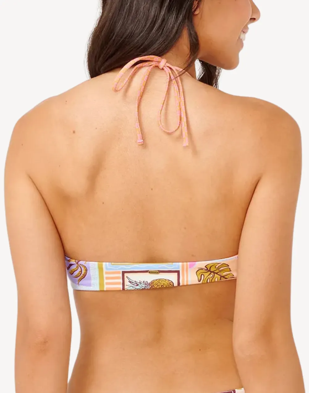 Beach Party Halter Crop Bikini Top