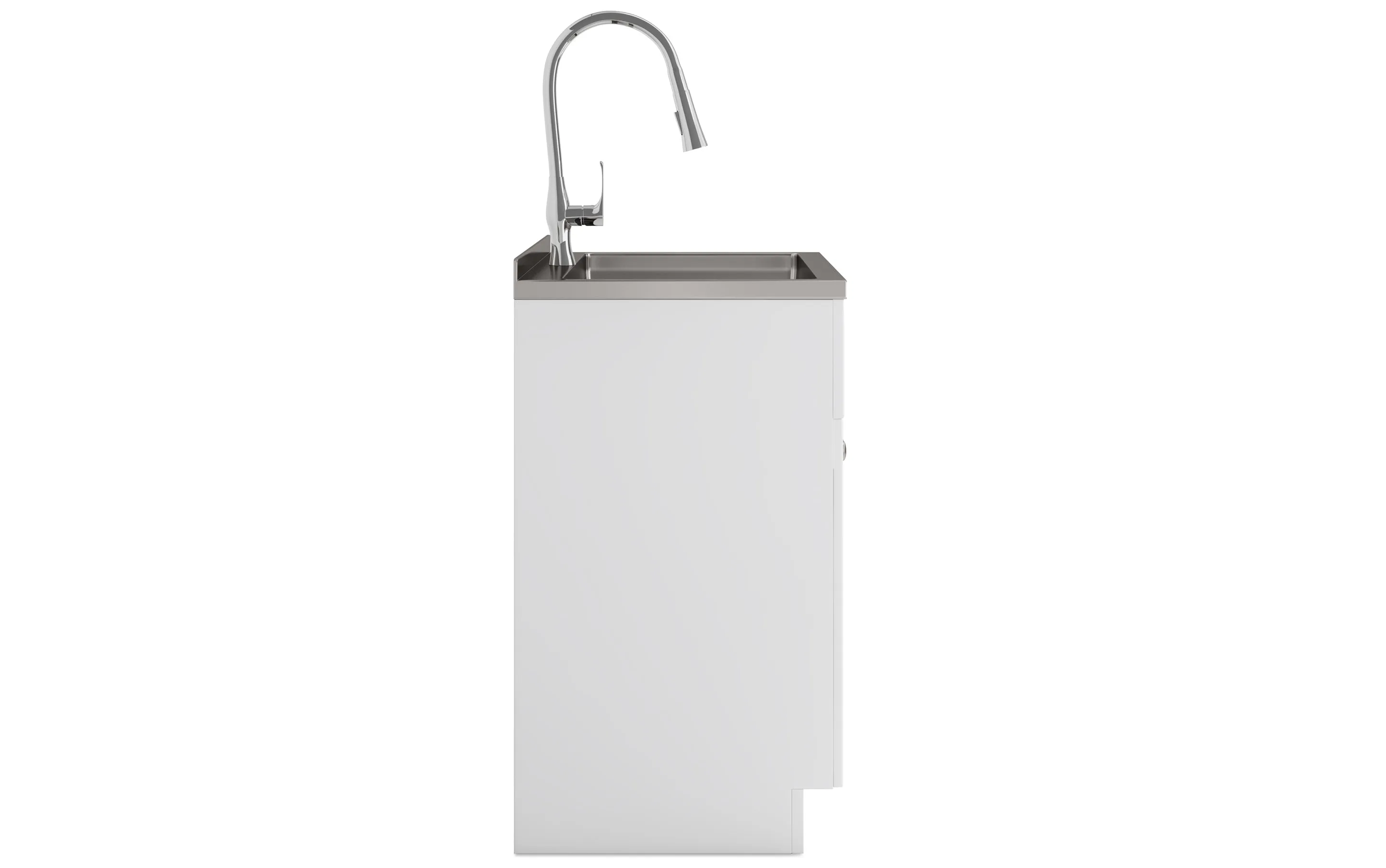 Beckham All-In-One 28 inch Laundry Utility Sink and Cabinet