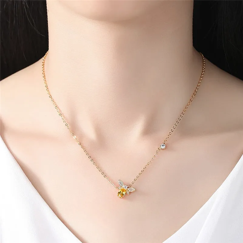 Bee Jewel Necklace