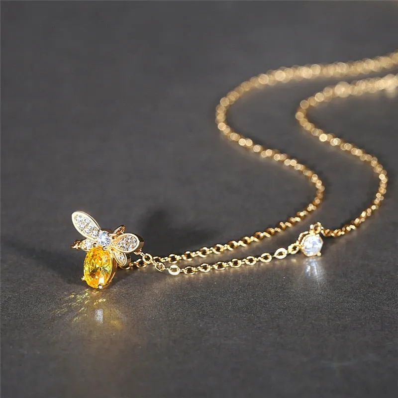 Bee Jewel Necklace