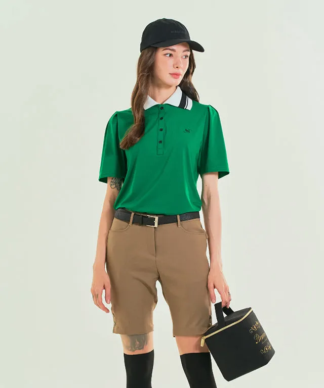BENECIA 12 Knit Functional Pique T-Shirt - Green