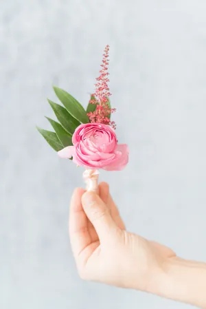 Berry Jewel: Boutonniere