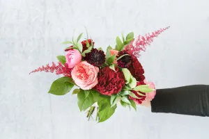 Berry Jewel: Bridesmaid Bouquet