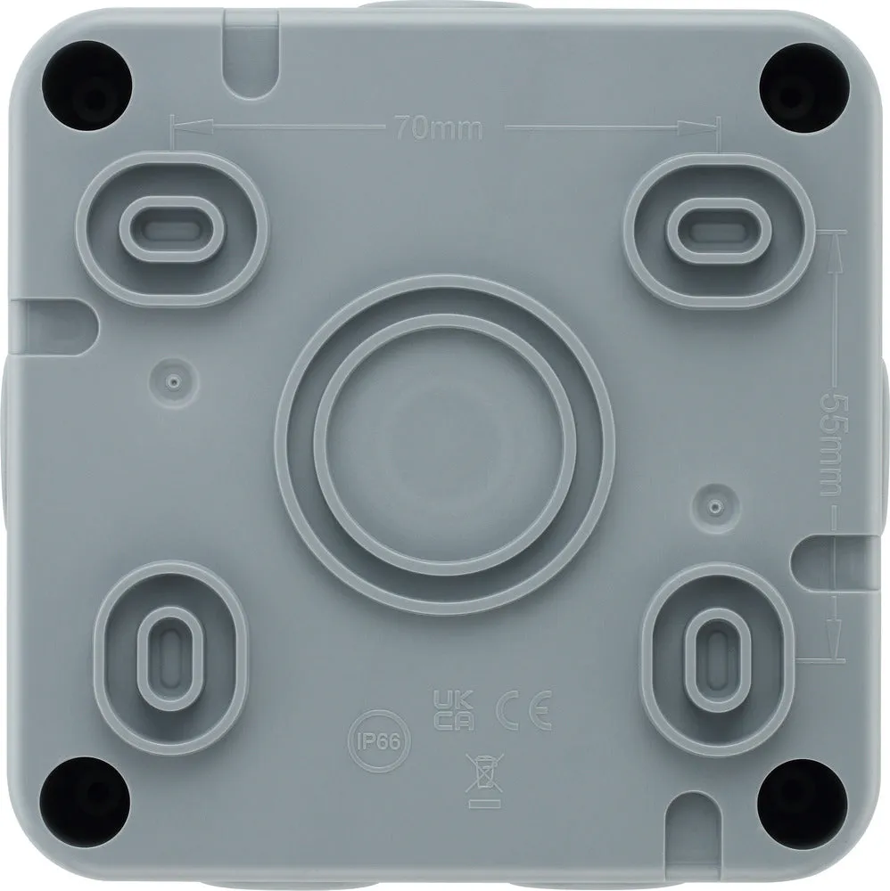 BG WP55ARCD-02 Weatherproof Nexus Storm 13A Type A RCD Protection (Latching)