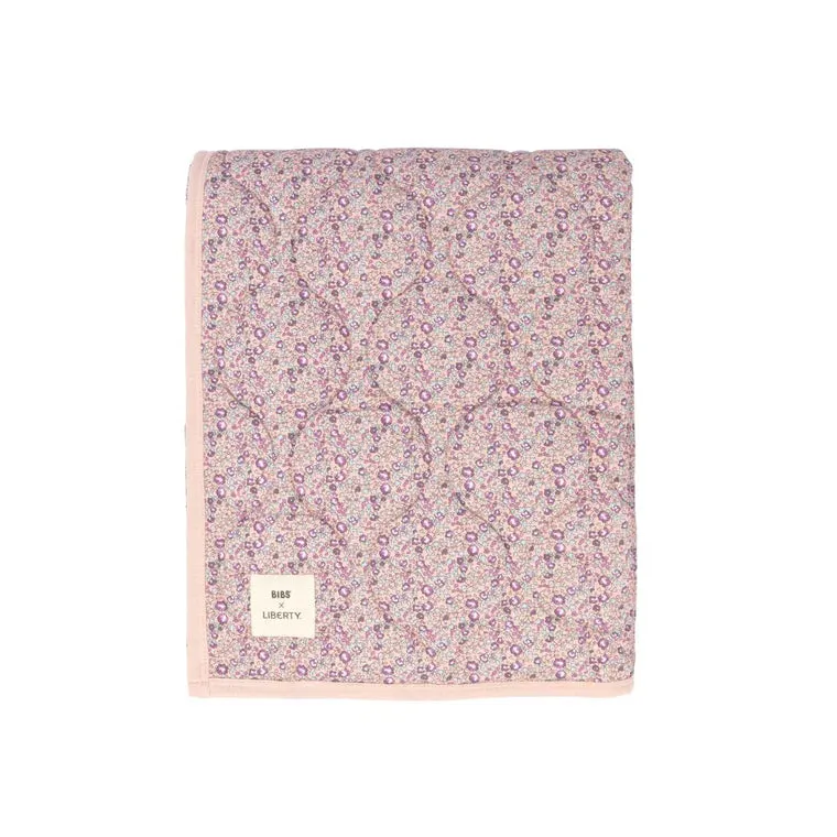 Bibs Liberty Quilted Blanket - Eloise/Blush