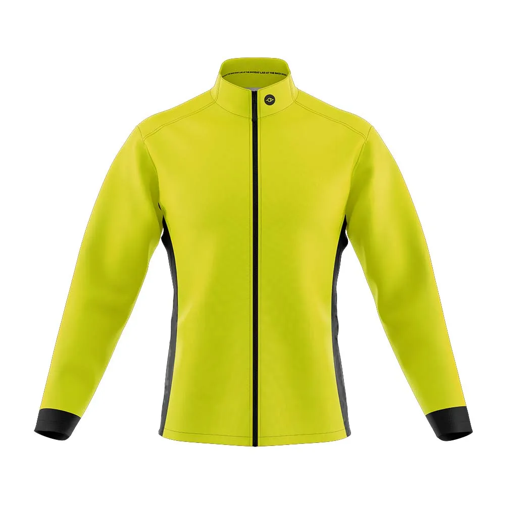 Big and Tall Mens Mizzly Hi Vis Wind Water Resistant Cycling Jacket