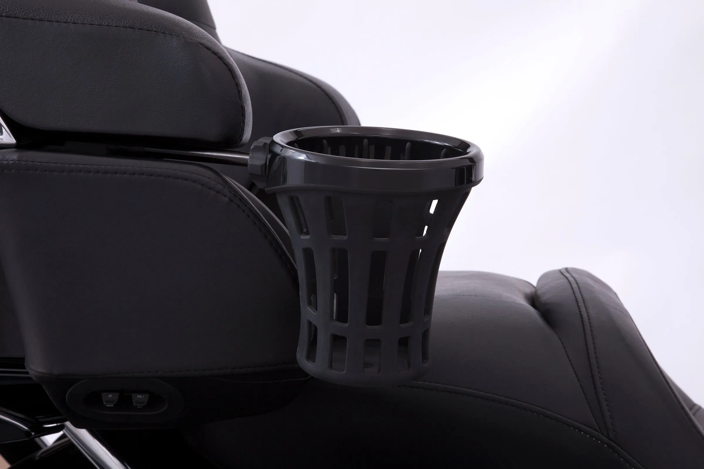 Big Ass® Drink Holder Black, '14-up Passenger Mount