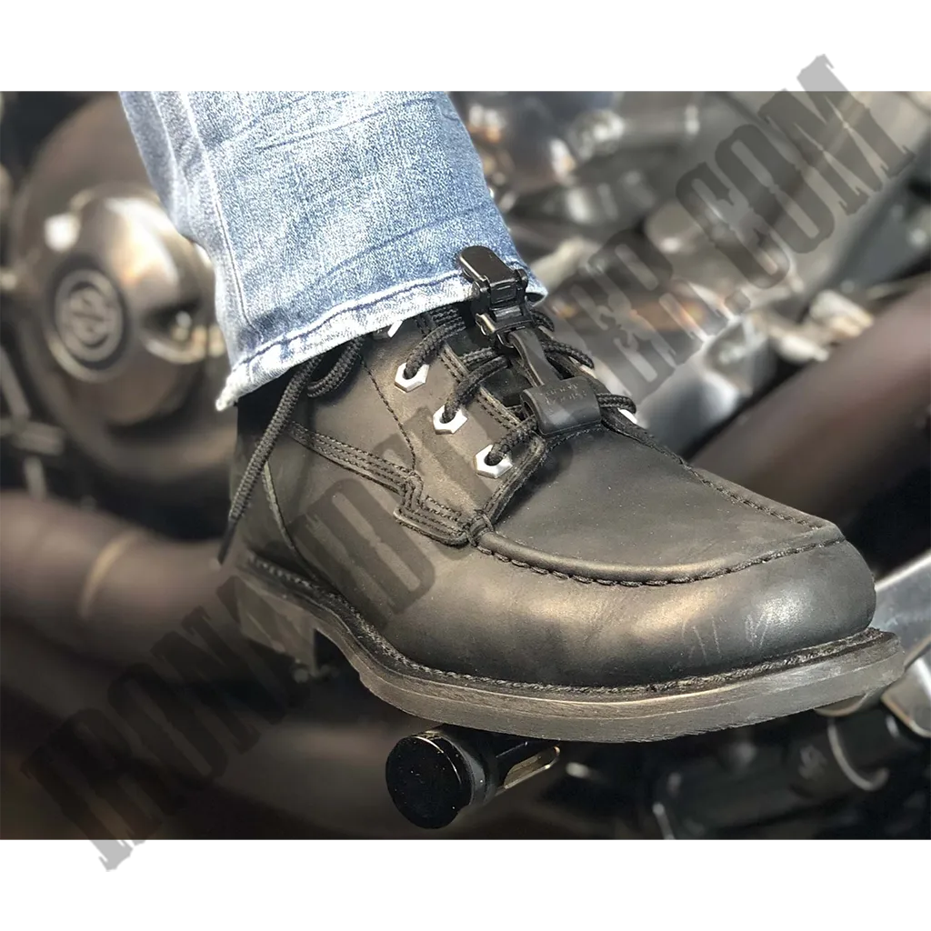 Biker Boot Loops in Basic Black Clasp