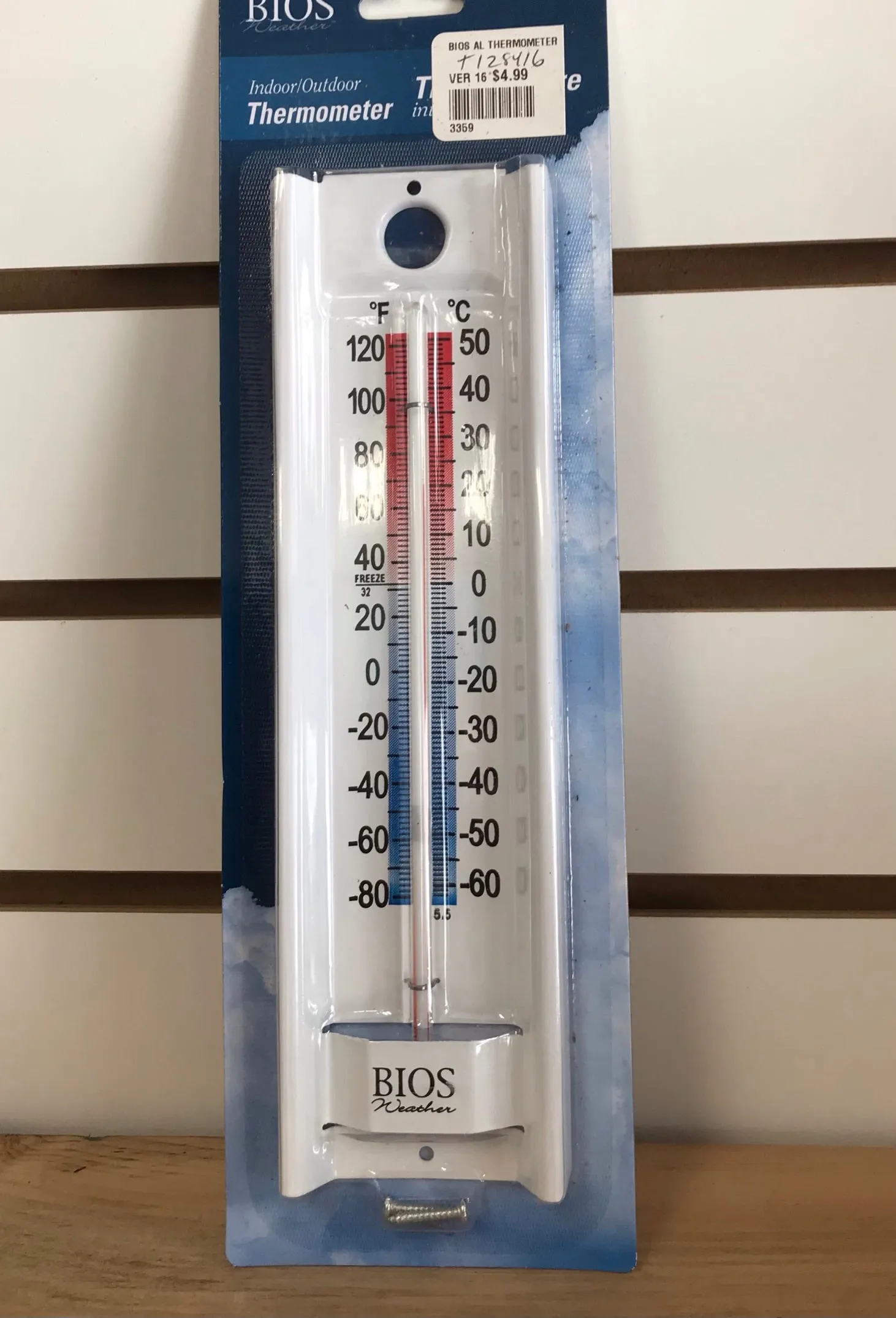 Bios Metal Tube Thermometer