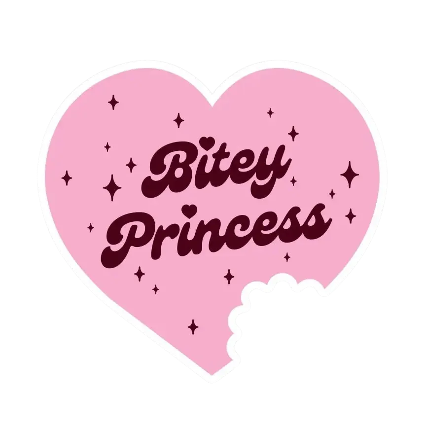 Bitey Princess Sticker (FREE SHIPPING)