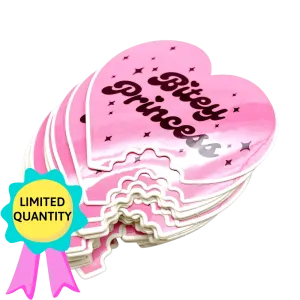 Bitey Princess Sticker (FREE SHIPPING)
