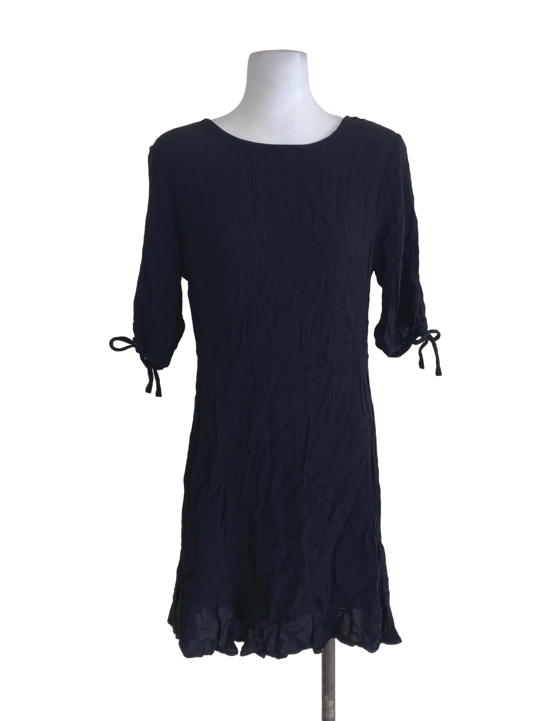 Black Mini Empire Dress