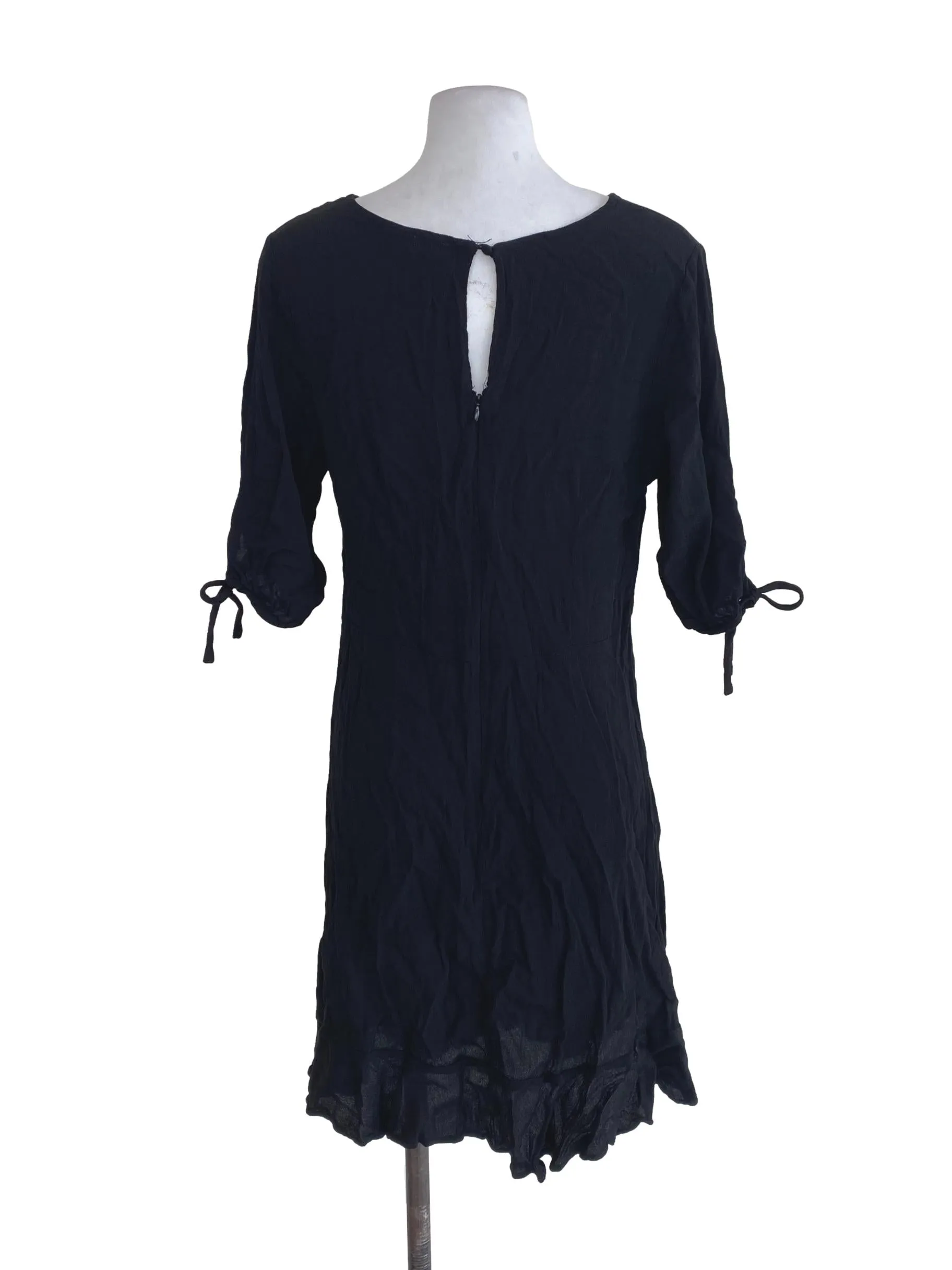 Black Mini Empire Dress