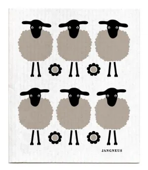 Black Mini Sheep Dishcloth