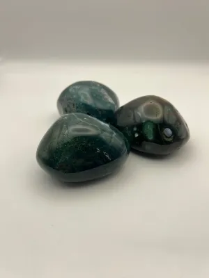 Bloodstone Palm Stone - Large