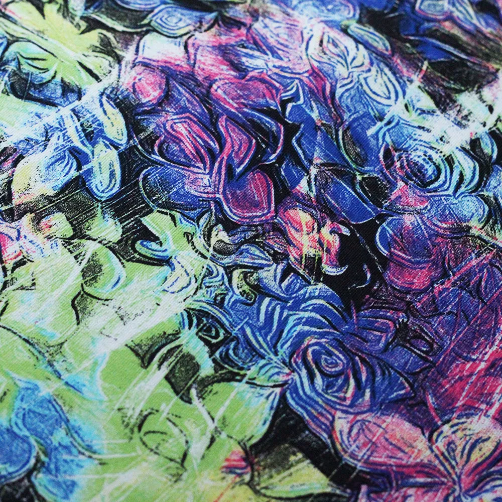 Blossom Battle / Printed Nylon Spandex