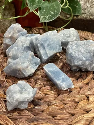 Blue Calcite - Rough
