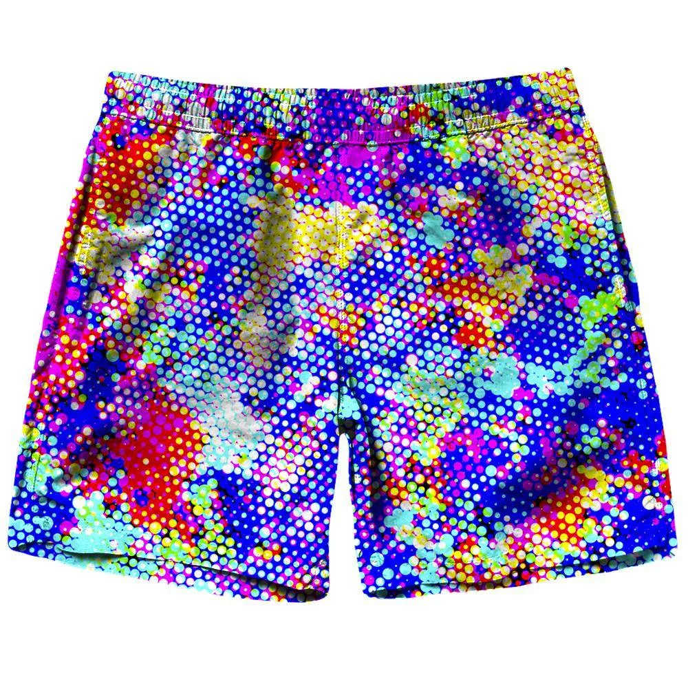 Blue Gush Shorts