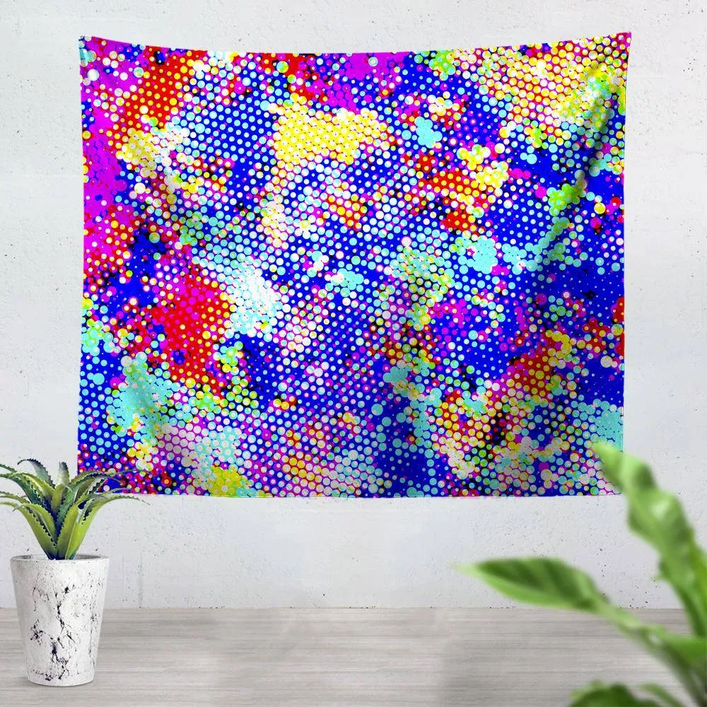 Blue Gush Tapestry