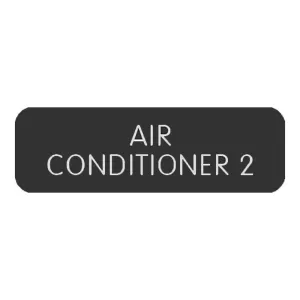 Blue Sea Large Format Label - "Air Conditioner 2" [8063-0027]