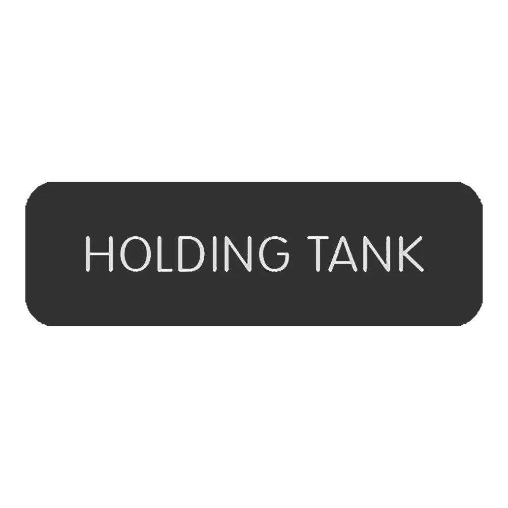 Blue SeaLarge Format Label - "Holding Tank" [8063-0265]
