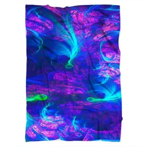 Blue Swirls Blanket