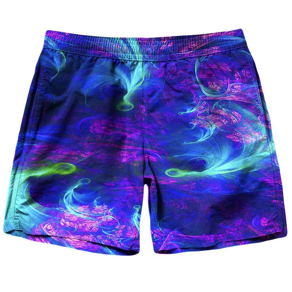 Blue Swirls Shorts