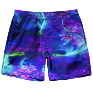 Blue Swirls Shorts