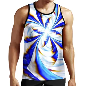 Blue Whirl Tank Top