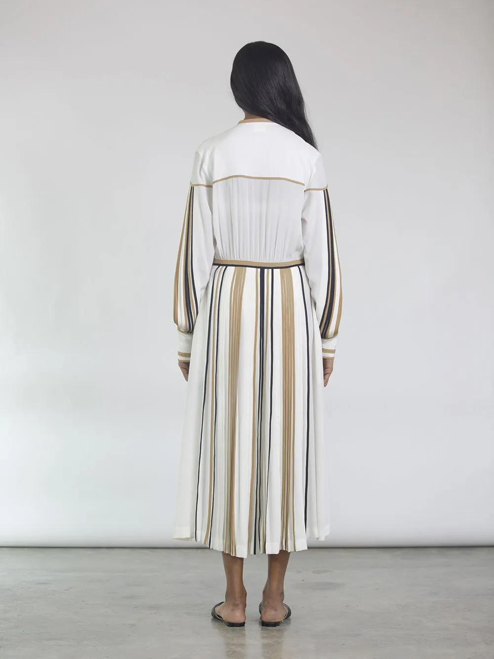 Bodice   I   Skirt-This-Pleated-Skirt-Is-Made-In-100-Silk-Crepe-With-Sheer-Organza-Panel-It-Has-Bodices-Signature-Bound-Pleats-Accented-In-Multi-Colour-Binding-The-Skirt-Also-Features-A-Pocket-On-One-Side