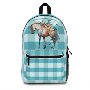 Boho Floral Horse Backpack