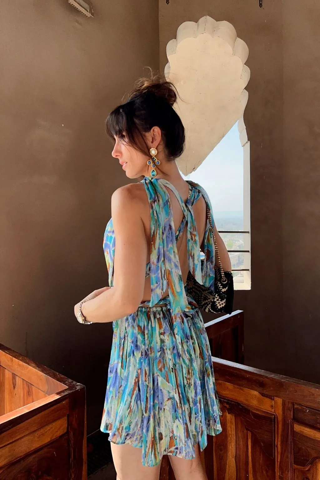Bora Bora Abstract Romper