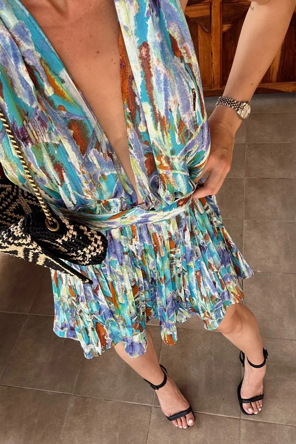 Bora Bora Abstract Romper