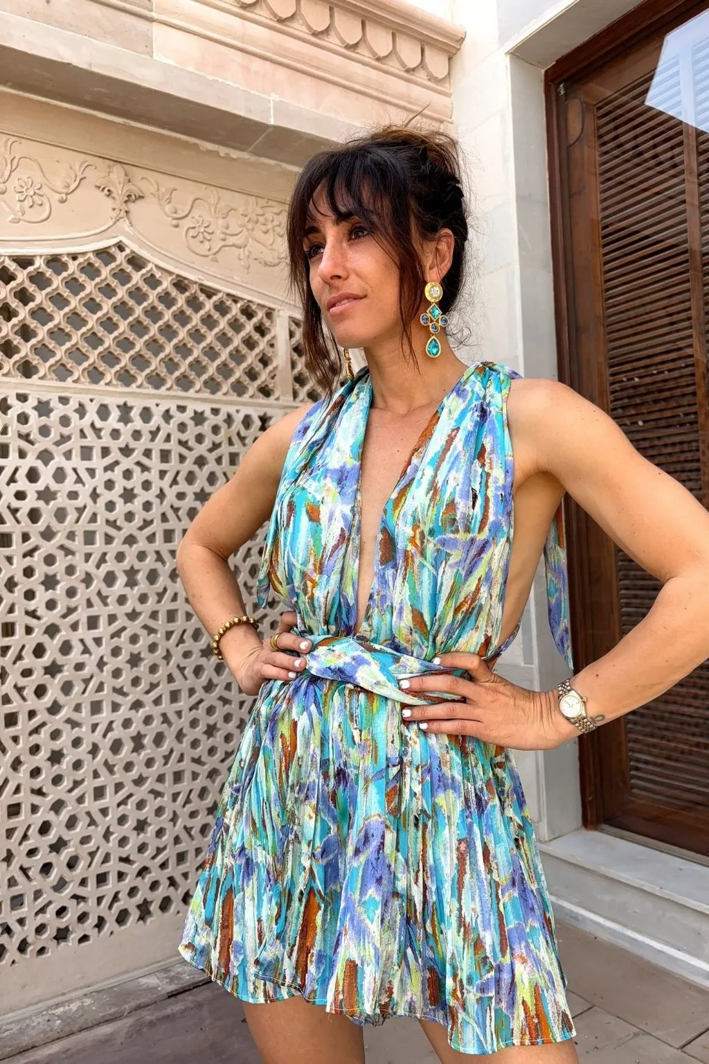 Bora Bora Abstract Romper