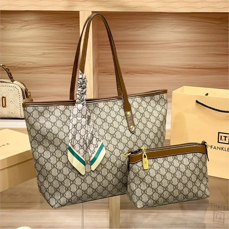 Brand Women's Handbag Autumn/Winter Fashion Large Capacity Designer Shoulder Bag Retro Luxury Handheld Crossbody Mother