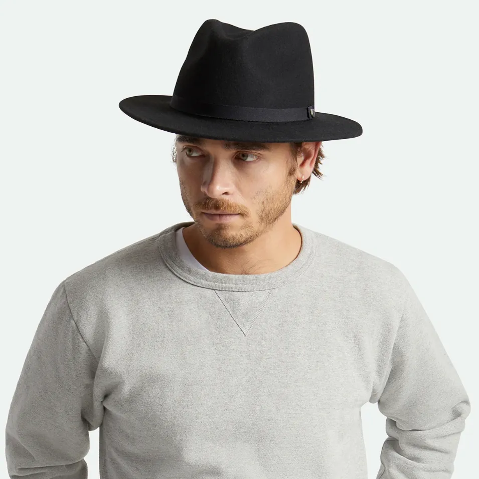 BRIXTON   MESSER PACKABLE FEDORA
