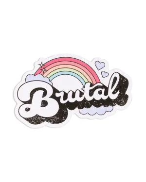 Brutal Sticker