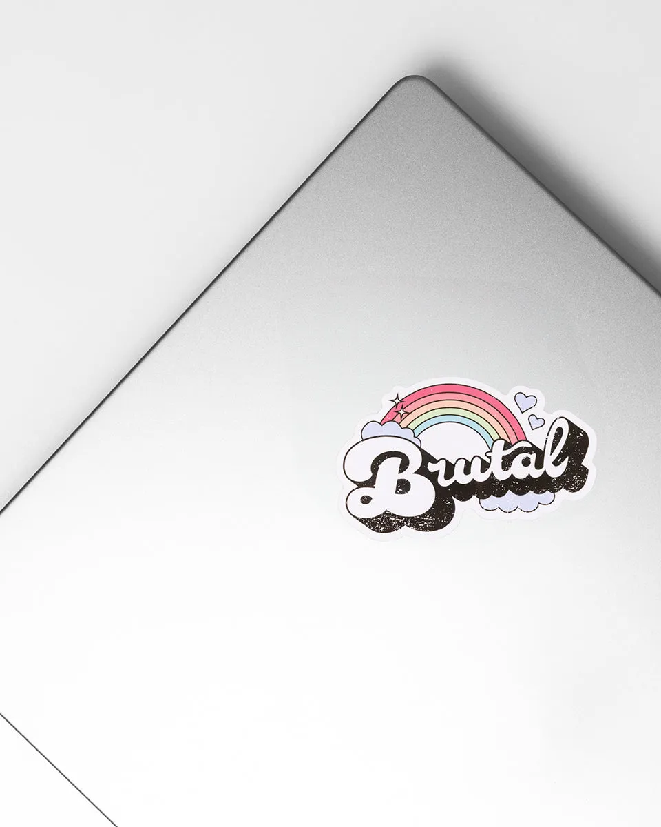 Brutal Sticker