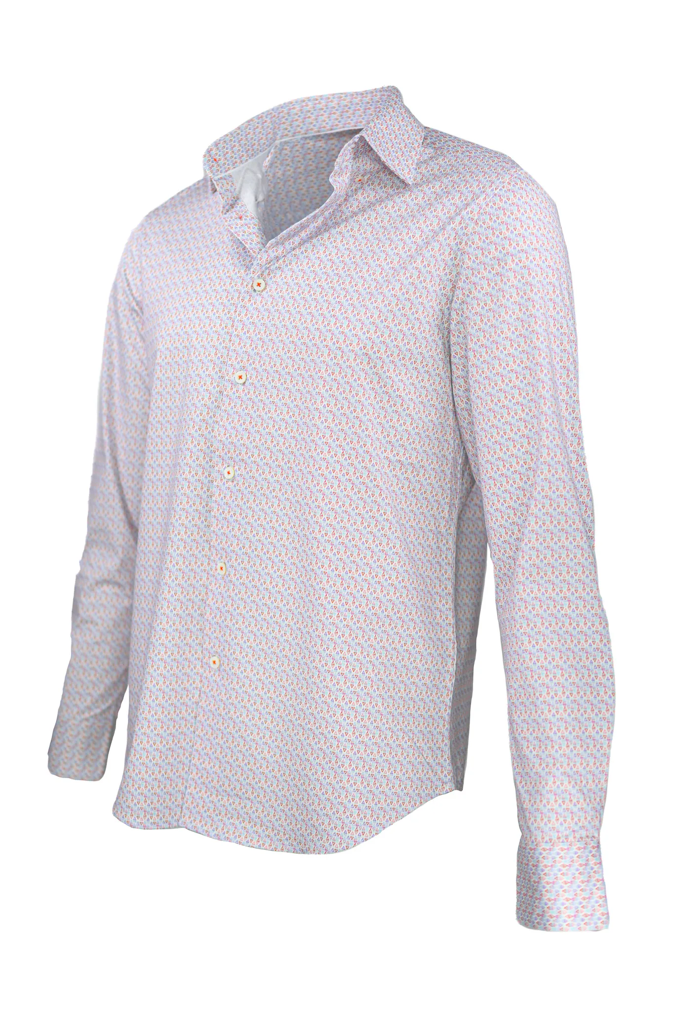 Bugatchi OoohCotton Stretch Abstract Shirt