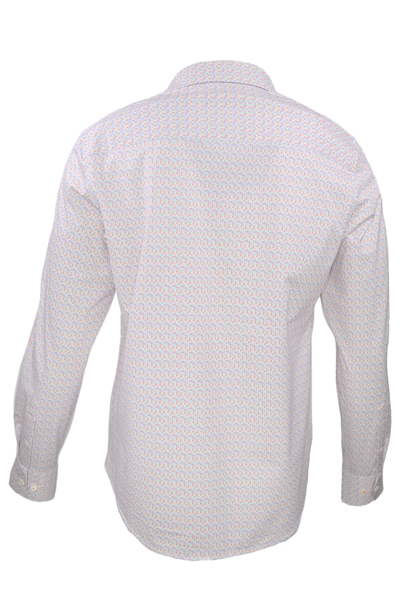 Bugatchi OoohCotton Stretch Abstract Shirt