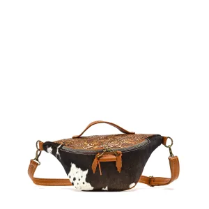 Bum Bag - Black & White w/ Wyoming Tool
