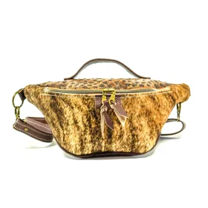 Bum Bag - Brindle w/ Ostrich