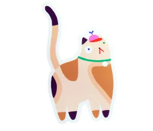 Calico Cat Kawaii Vinyl Sticker