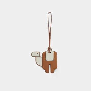 Camel leather pendant - Brown