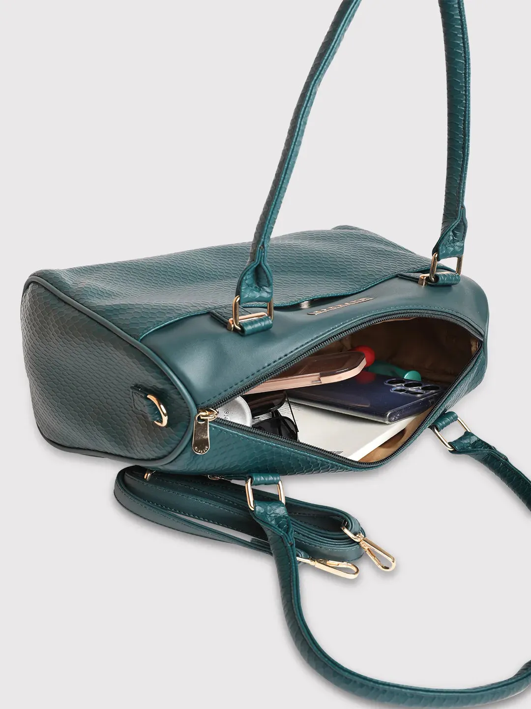 Caprese Fiona Medium Beige Satchel Bag