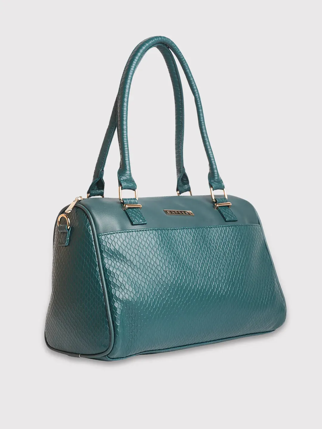 Caprese Fiona Medium Teal Satchel Bag