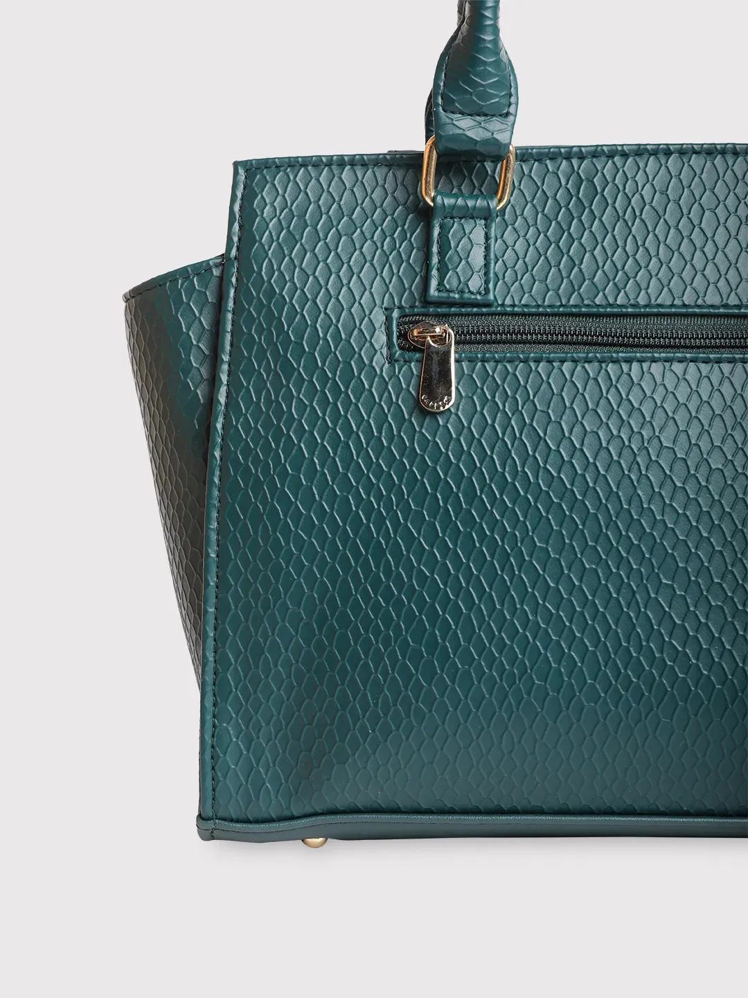 Caprese Fiona Medium Teal Tote Bag