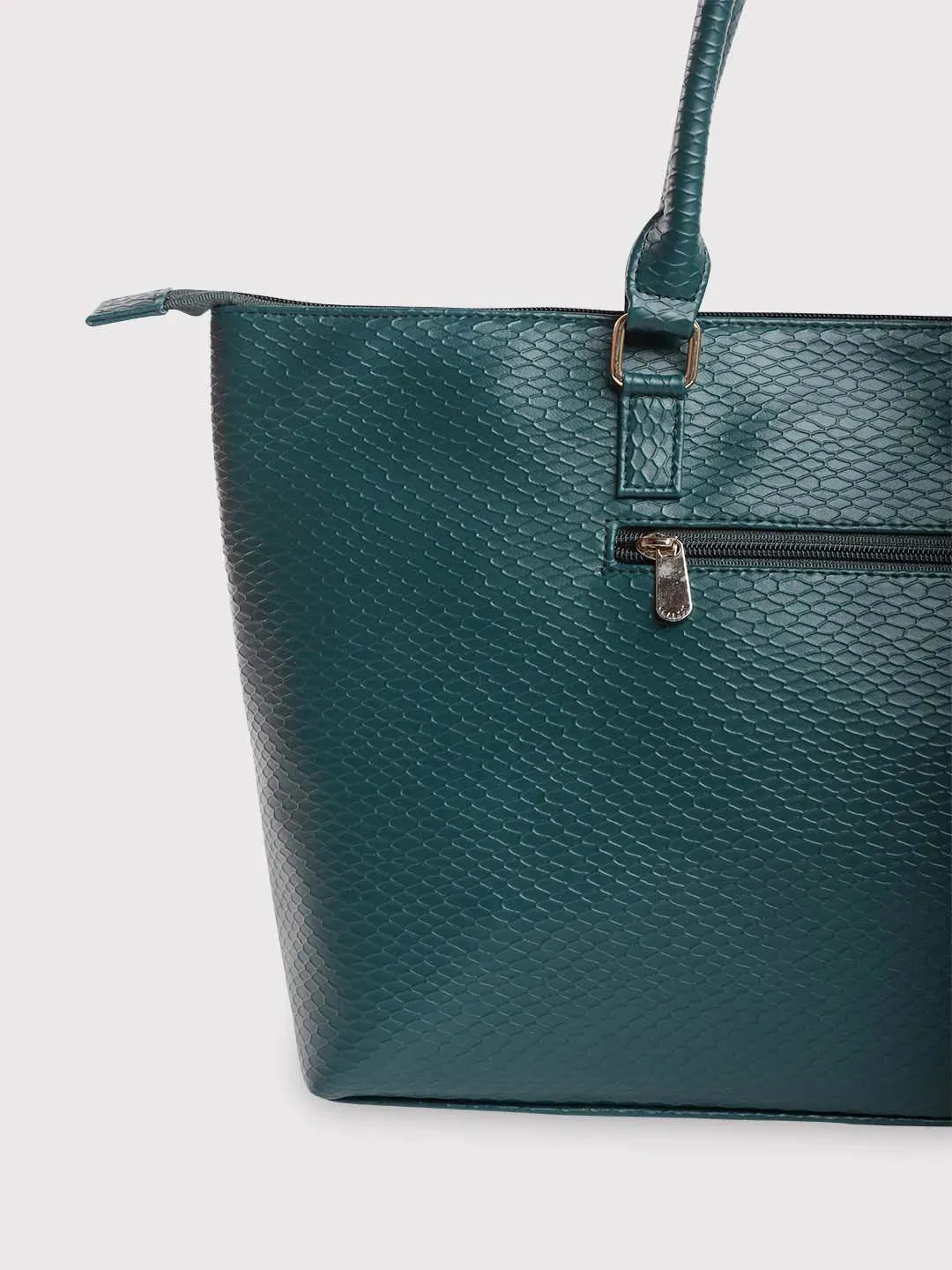 Caprese Fiona Tote Large Teal Laptop Bag